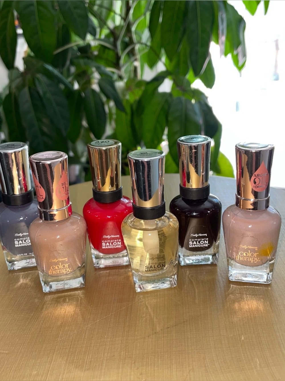 6 Sally Hansen Salon Manicure/Color Therapy  Nail Polish NEW Bottles